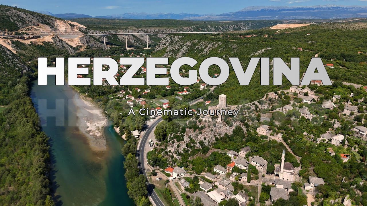 Herzegovina Drone Tour  | Kravice, Pocitelj, Blagaj, Mostar | Deep Feeling Mix 2025  | 4K