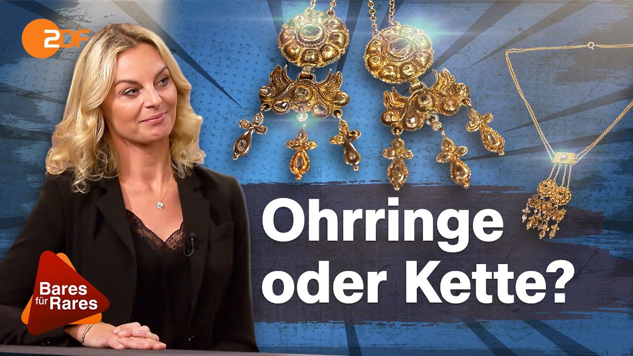 Susanne kämpft um historischen Schmuck: Collier aus Ohrringen von 1730 | Bares für Rares