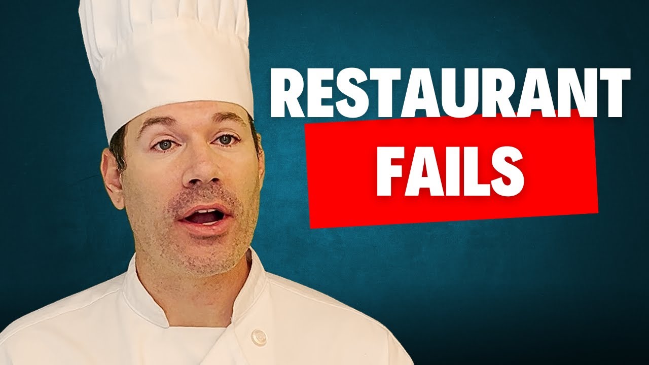 Customers failing at eating in restaurants