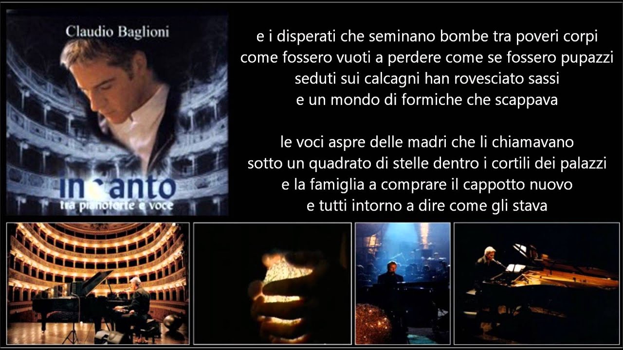CLAUDIO BAGLIONI / Uomini persi / Incanto 2001