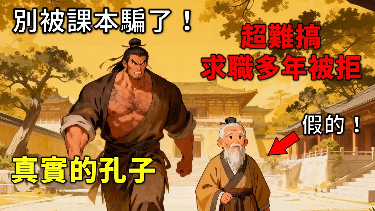 別被課本騙了！真實的孔子：武力值爆表、超難搞、求職14年被拒！ #中國歷史 #孔子 #春秋 #歷史 #歷史故事