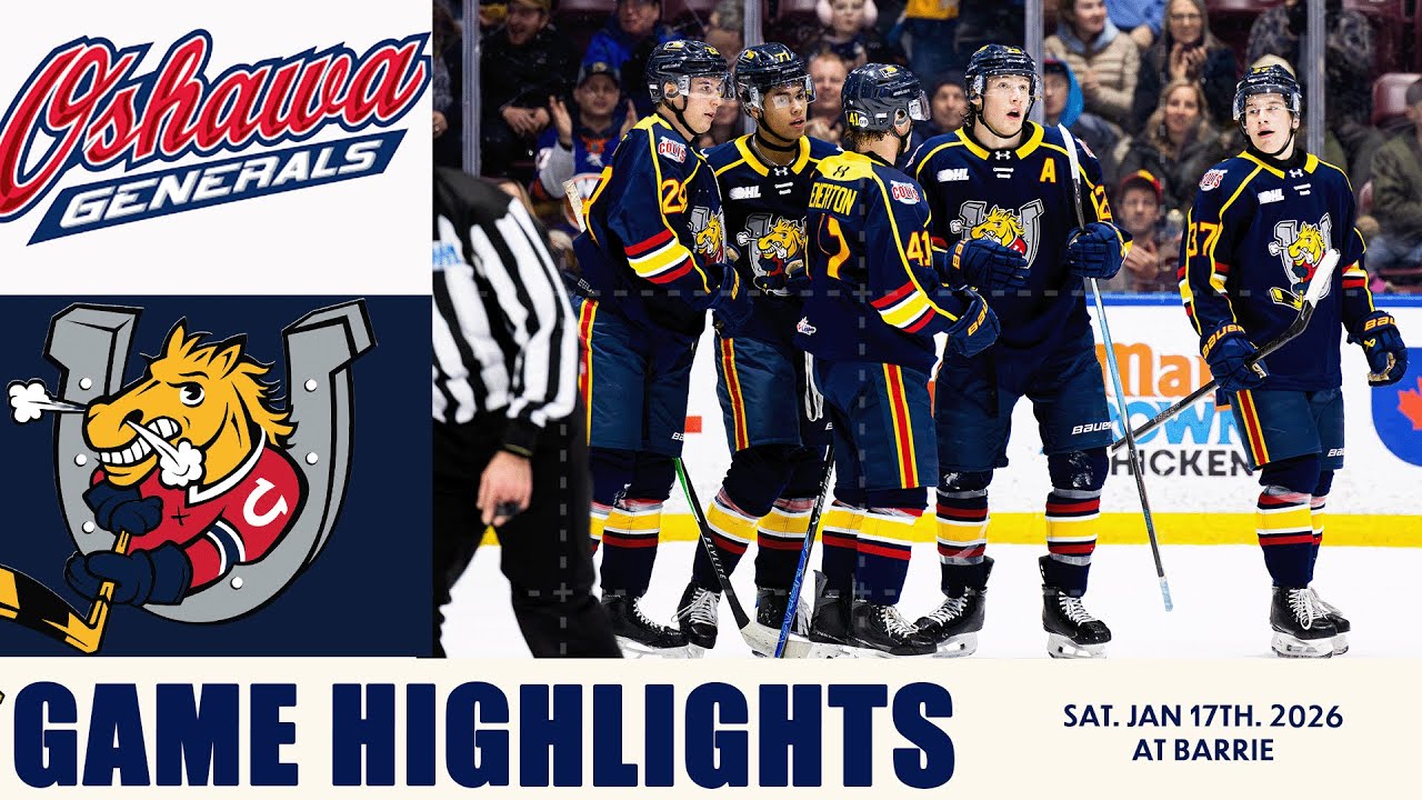 Barrie Colts at Oshawa Generals - January 17th, 2026