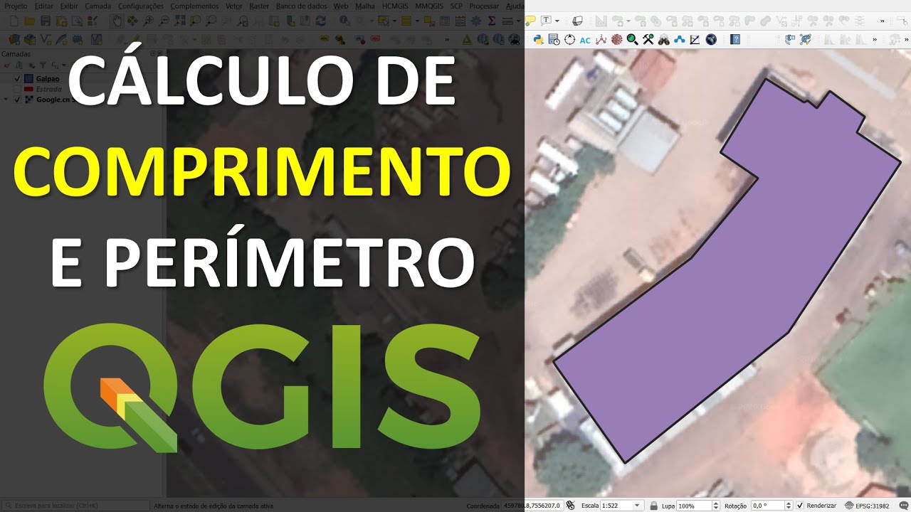 Como calcular Comprimento e Perímetro no QGIS