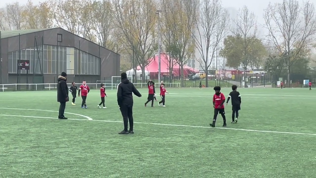 ⚫️Antony vs 🔴Bagneux U9 score 3 a 4 seconde mi-temps