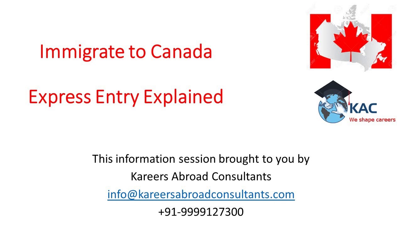 Immigrate to Canada - Express Entry Explained