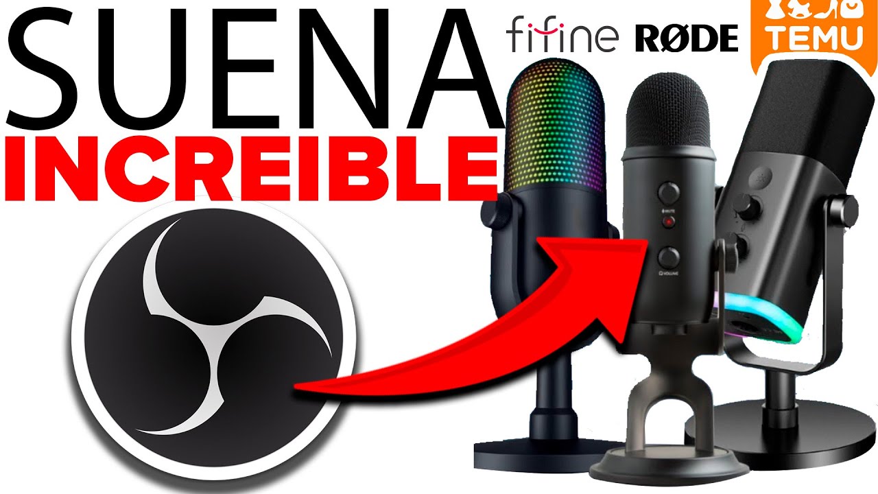 🚀 Convierte tu MICR&Oacute;FONO DE TEMU en AUDIO PROFESIONAL con OBS 2026 ✅