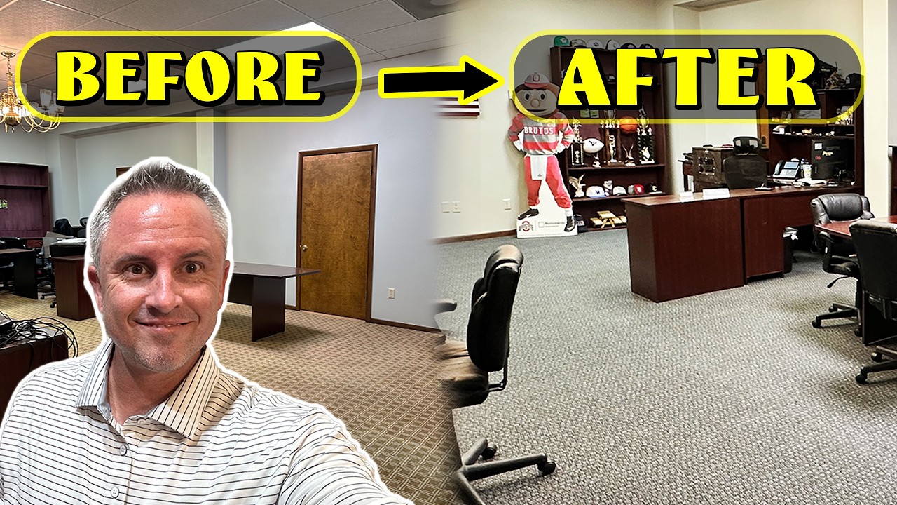 Our Office Needed THIS... Before & After Reveal! 🎨