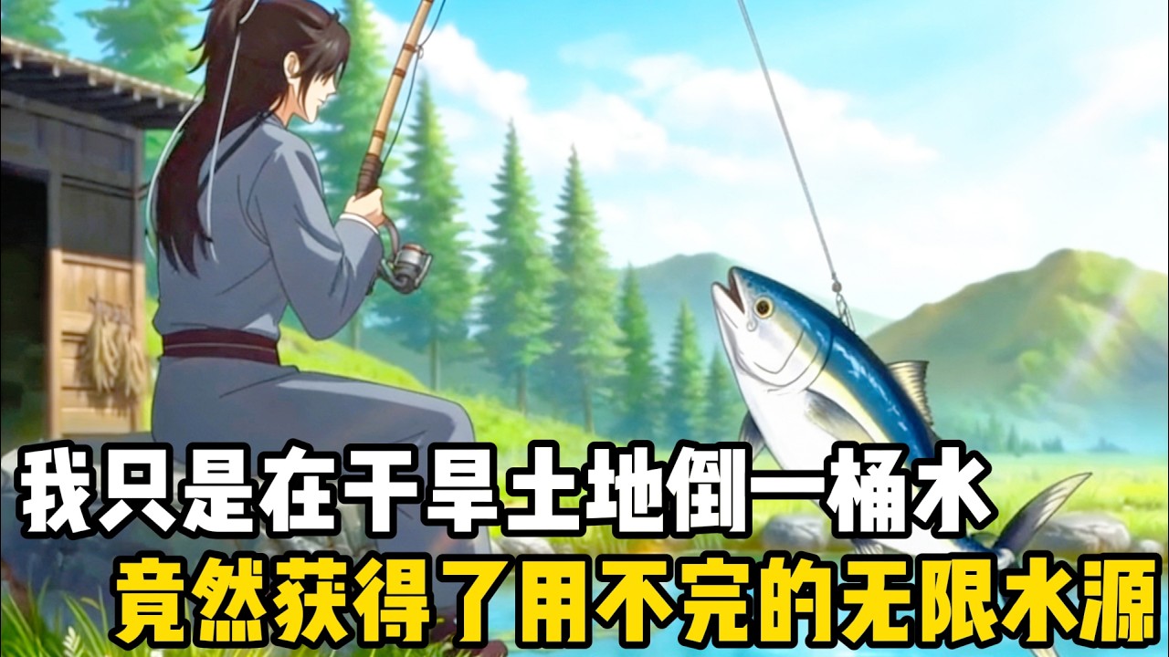 我只是在乾裂土坑倒了一桶水，竟湧出用不完的無限水源！隨手撒幾粒種子，轉眼堆成小山般的糧食！#動漫 #动画推荐 #漫画解说 #爽文 #网文小说 #一口气看完 #小说 #小说推荐