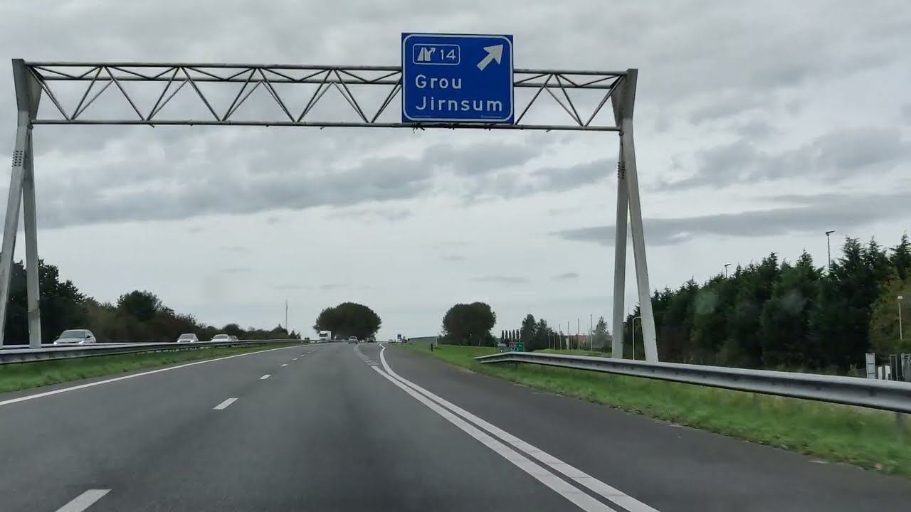 Route van Heerenveen naar Leeuwarden