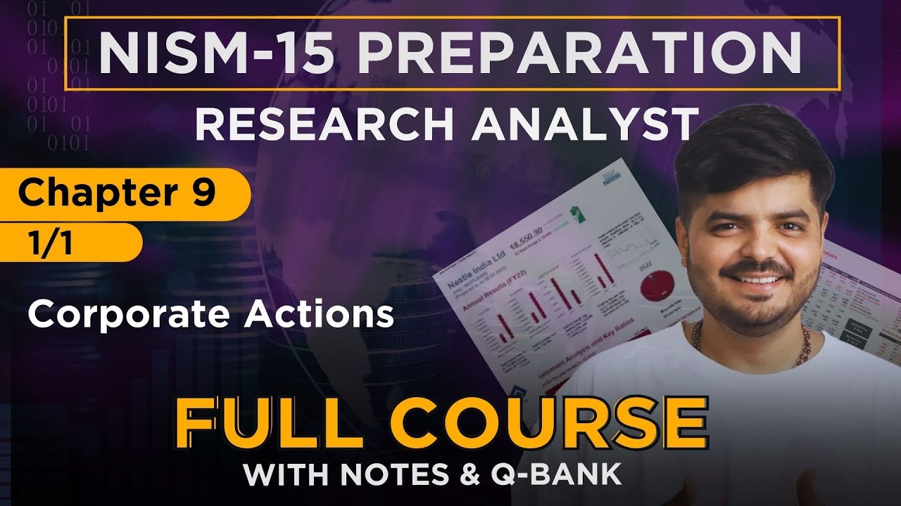 NISM Research Analyst 2024 | Full Course - Chapter 9
