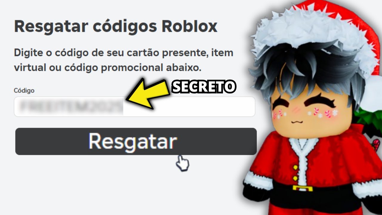 VAZOU NOVOS CÓDIGOS de ITENS GRÁTIS NATAL 2025!😱🎅