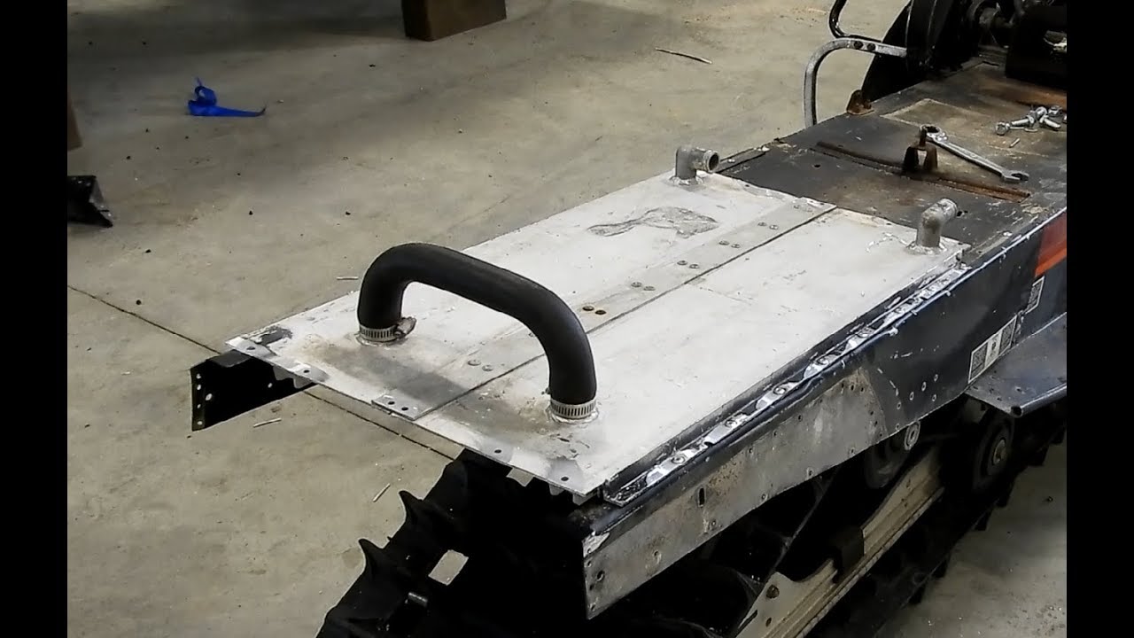 Converting a Phazer to Liquid cooled: Heat Exchanger Installation