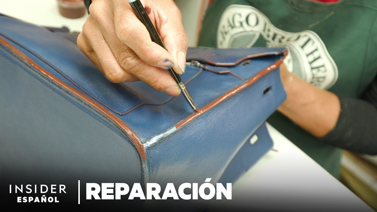 Cómo se restaura profesionalmente una cartera Birkin de Hermès que cuesta $10 000 | Reparación