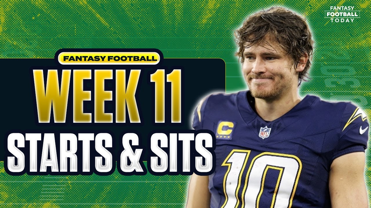 Week 11 Fantasy Football Lineup Breakdown: MUST START & SIT Players | 2025 Fantasy Football Advice