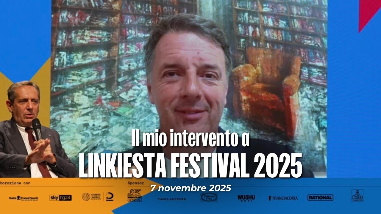 Matteo Renzi a Linkiesta Festival 2025: La Casa Riformista | 7/11/2025