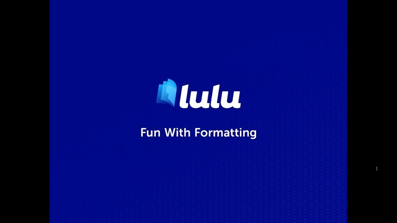 Webinar | Fun with Formatting