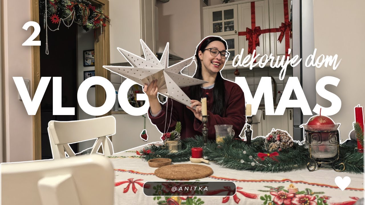 VLOGMAS 2025 | dzień 2 dekoruję dom na święta krok po kroku