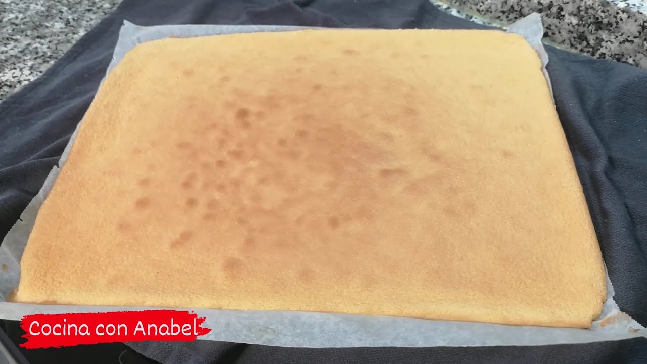 PLANCHA DE BIZCOCHO (TUTORIAL PASO A PASO)