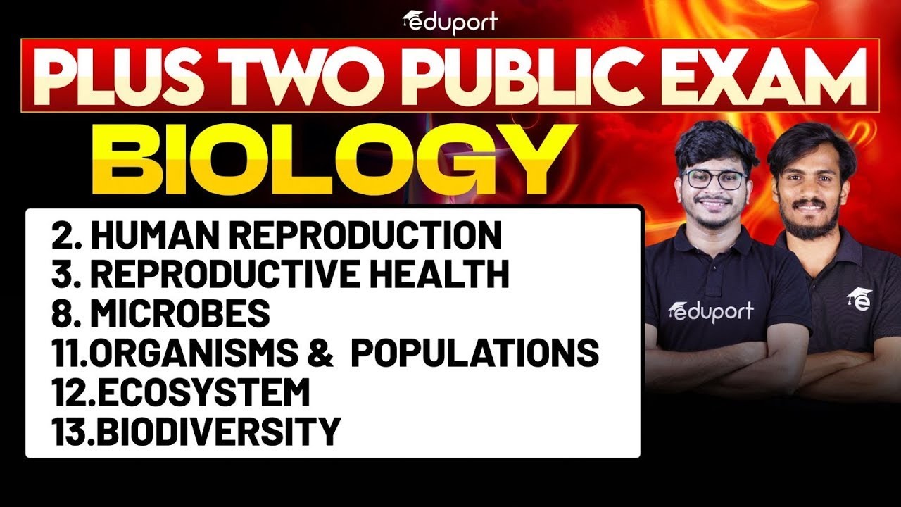 Plus Two Public Exam Biology | Mini Marathon | Eduport Plus Two