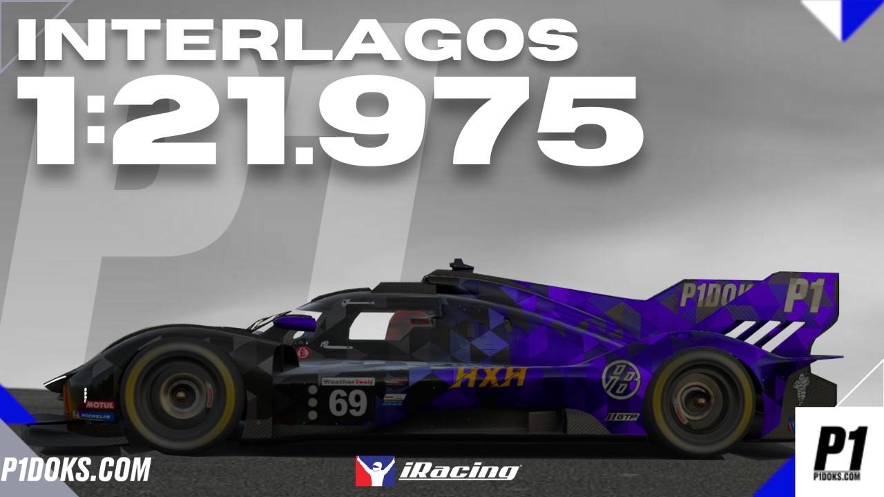 1:21.975 - Ferrari GTP - Interlagos - IMSA - │P1DOKS.COM 26S1 WEEK 10