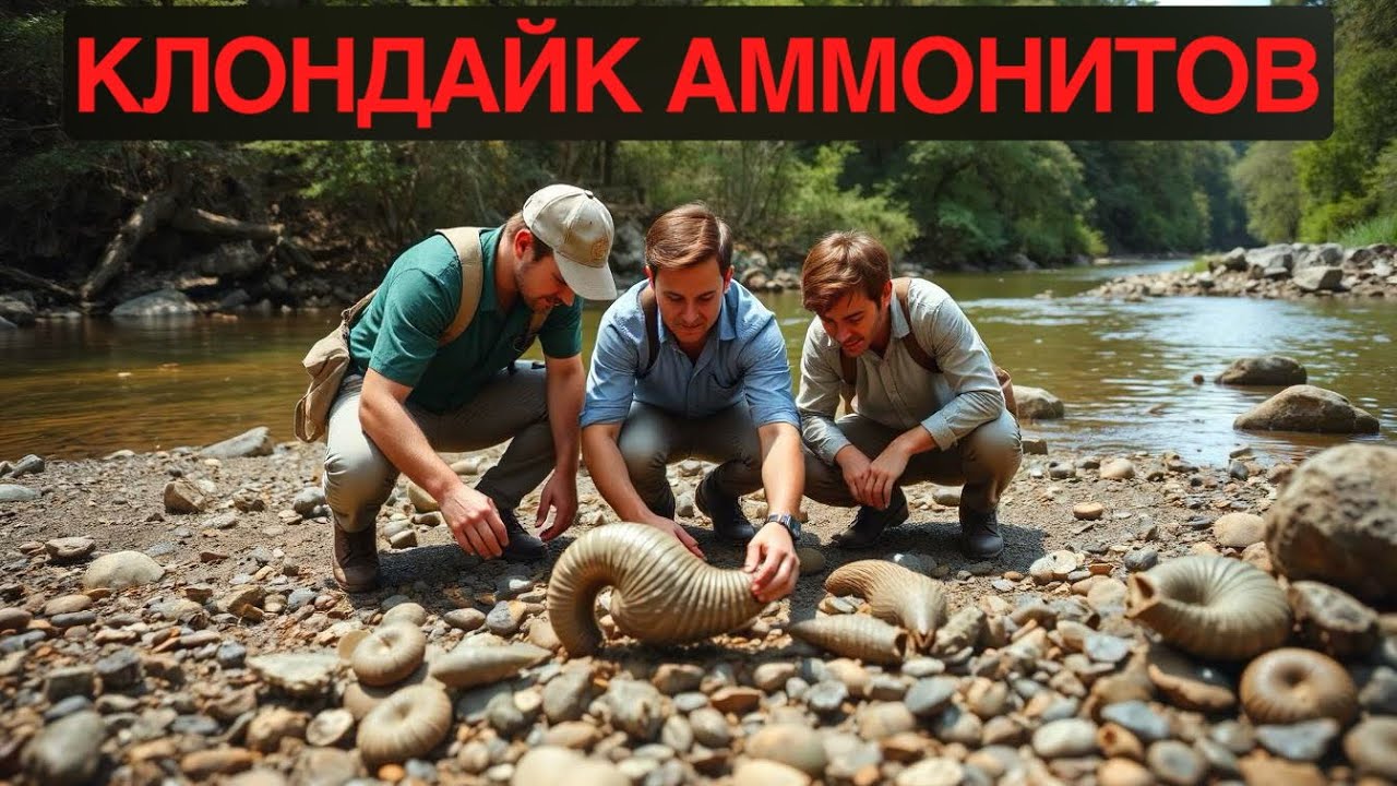 САХАЛИНЦЫ пошли на речку и нашли там ТАКОЕ | Ловим АММОНИТОВ на о.Сахалин
