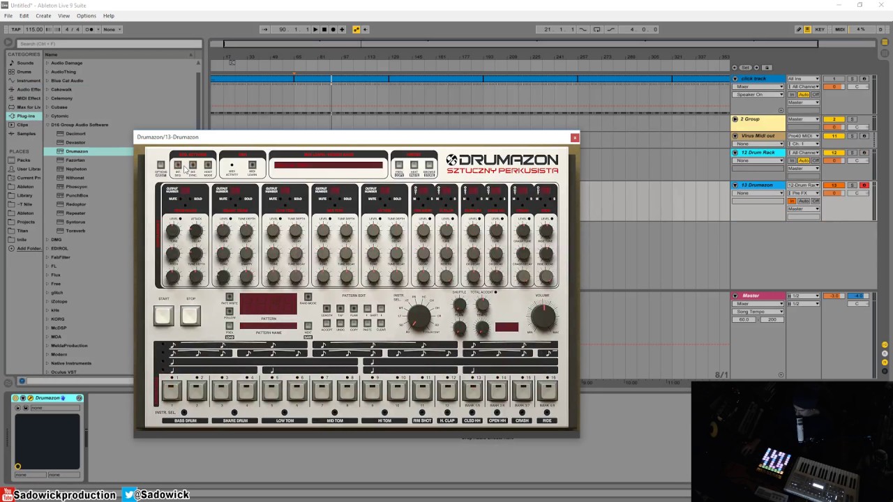 How To Get Ableton Drum Racks To Work With D16 Plugins