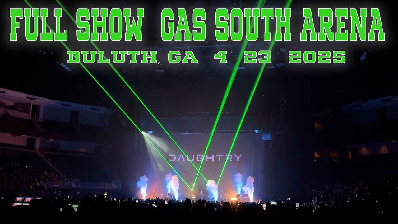 Daughtry Full Set Gas South Arena Duluth, GA 4-23-2025 with Disturbed & Nothing More