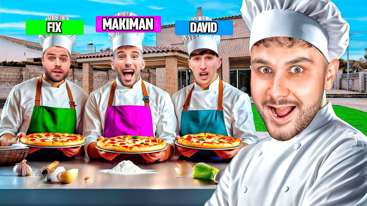 Makiman FixFive Y David HACEN LA PEOR PIZZA DEL MUNDO !!