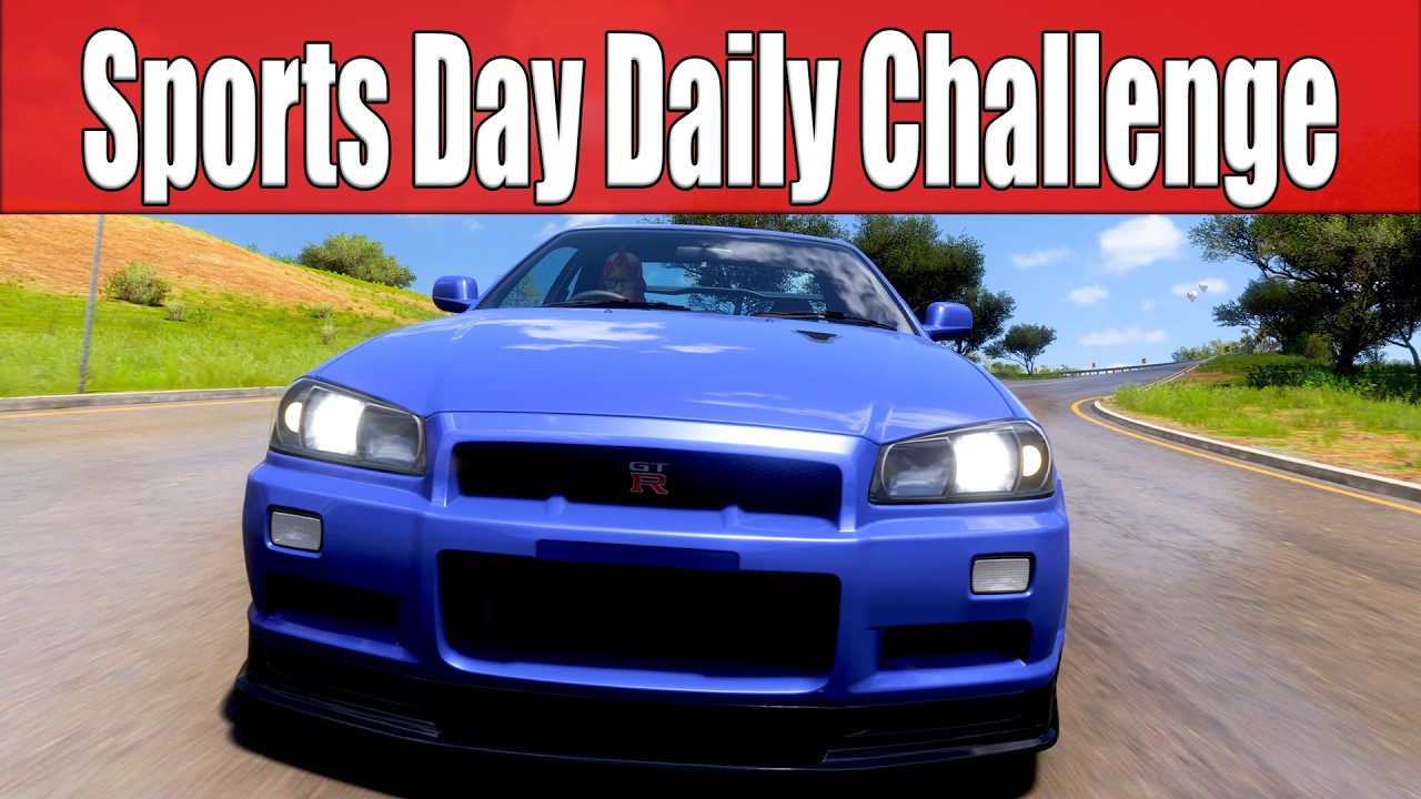 Forza Horizon 5 Sports Day Daily Challenge Win a Street Race in any Japanese Retro Sports Car