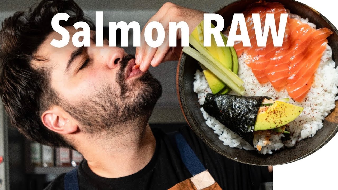 RAW Salmon Sashimi  | A Cook Named Matt Vlog 07