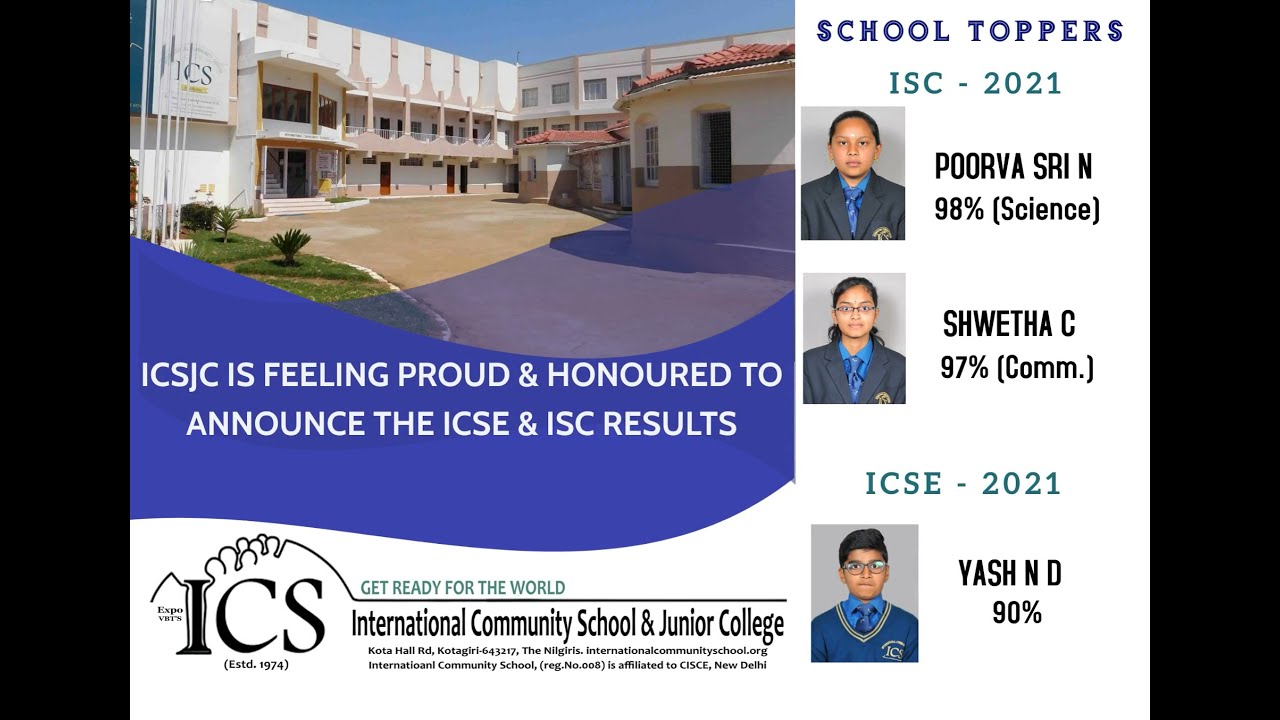 ICSE BOARD RESULT 2021 : SCHOOL TOPPER