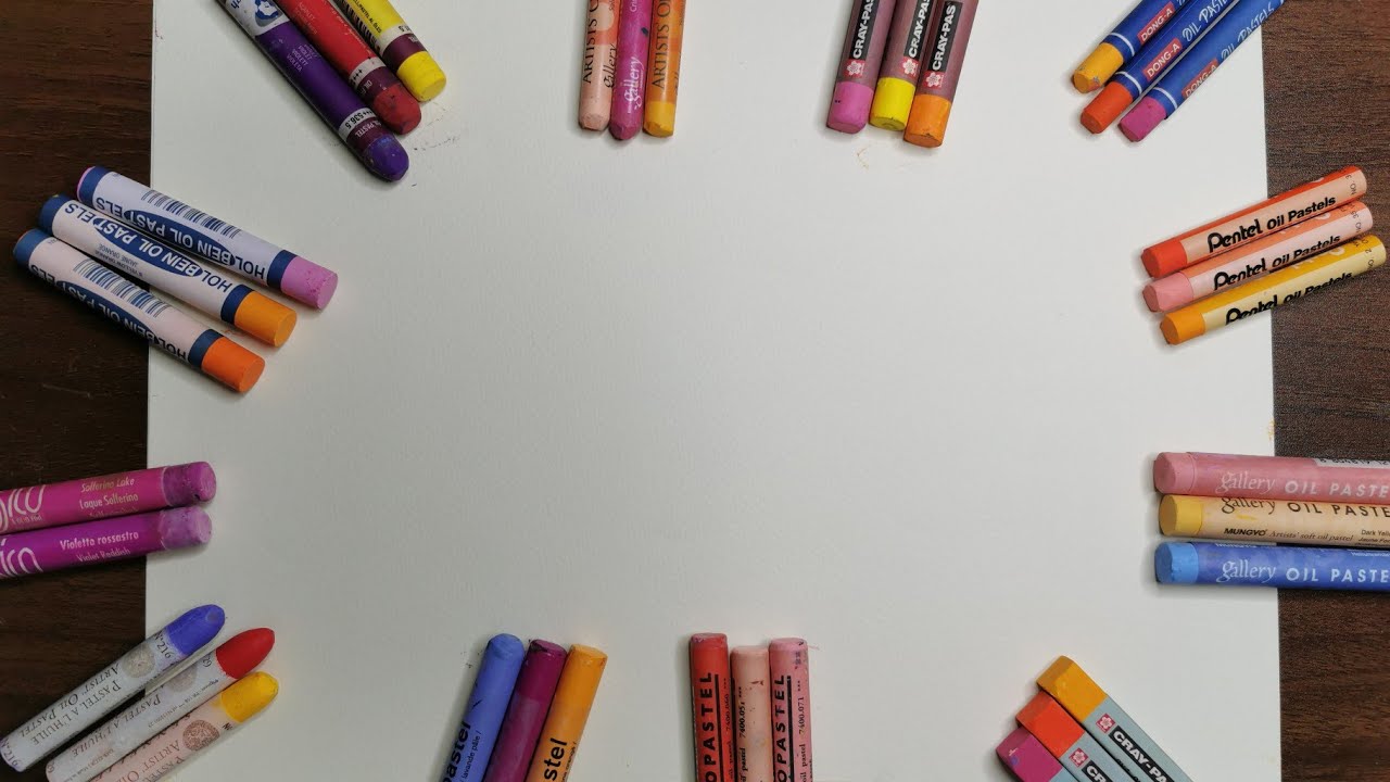 Different Oil Pastel Brands: Color Shaper Blending Test