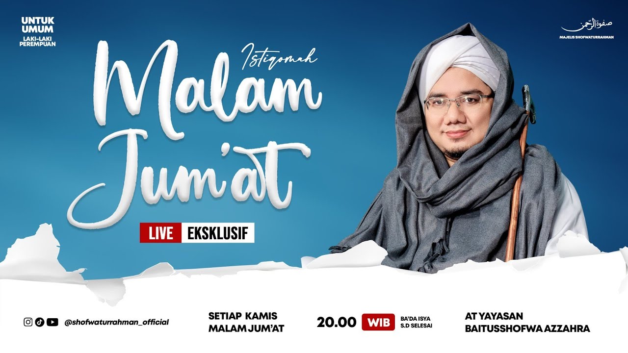 🔴 TA'LIM RUTIN MALAM JUMAT | SHOFWATURRAHMAN