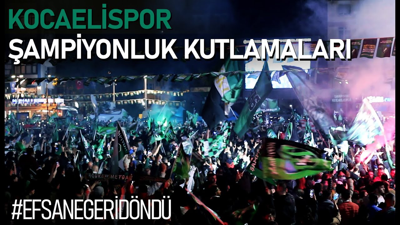 Kocaelispor Şampiyonluk Kutlamaları #kocaelispor #taraftar #süperlig