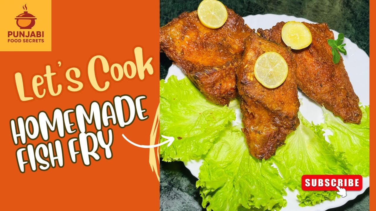 Deliciously Crispy Homemade Fish Fry Recipe ghar ki bana hau fish@PunjabiFoodsecrets85 #food #recipe