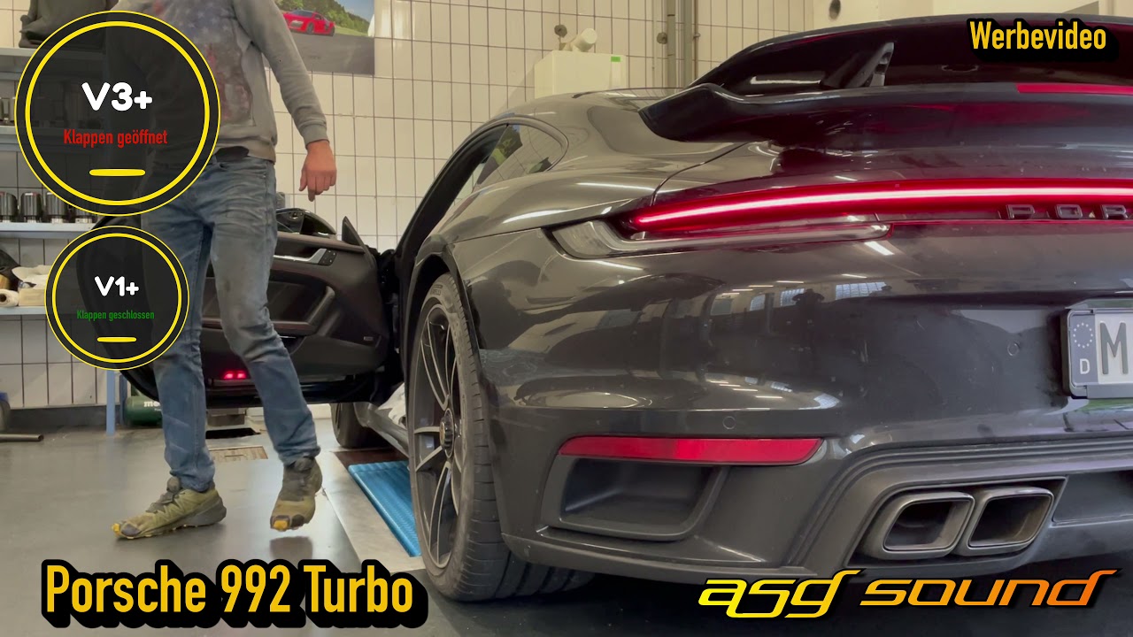 Porsche 992 Turbo | V1+/V3+ | ASG Sound | Sportauspuff