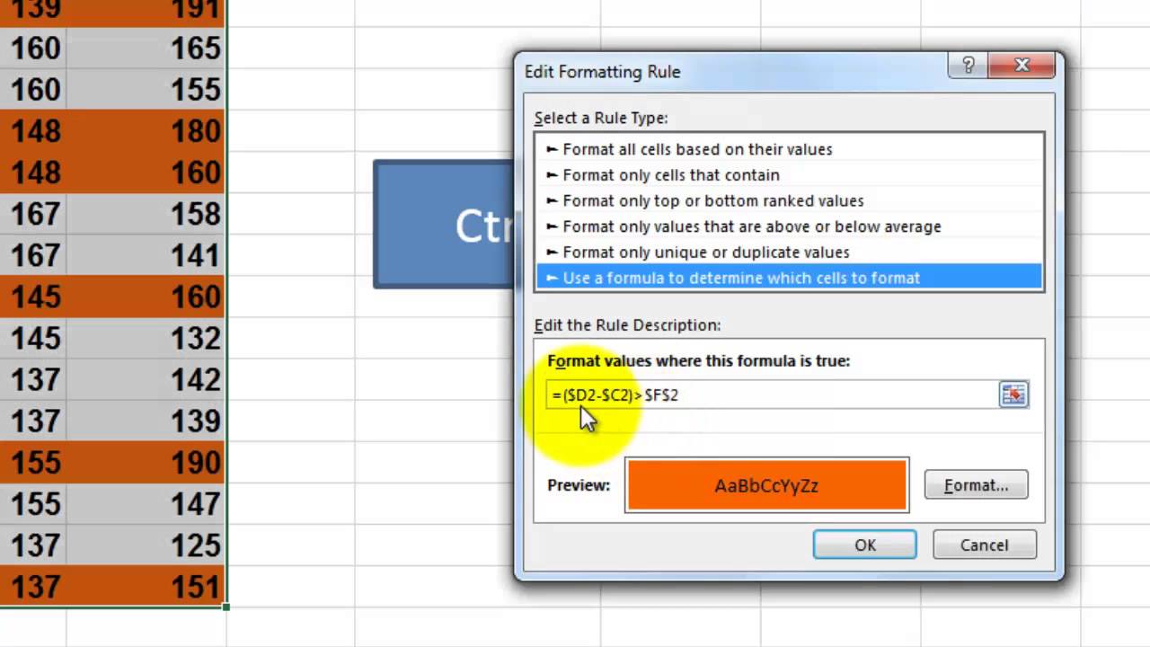 Conditional Formatting Functions in VBA