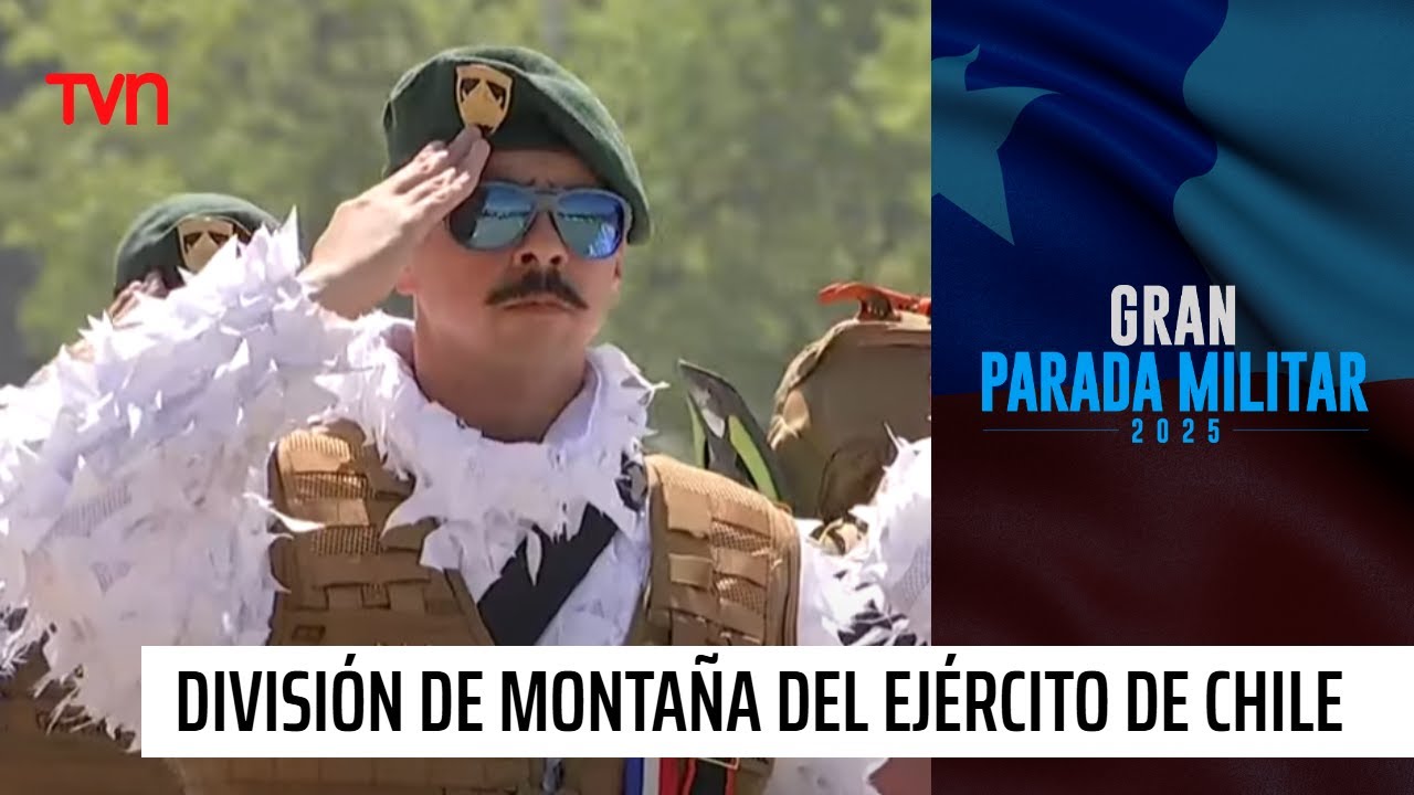 El llamativo paso de la División de Montaña del Ejército de Chile en la Parada Militar 2025