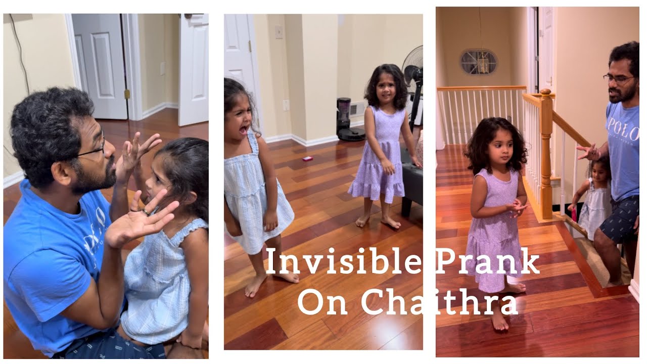 Invisible Prank on Chaithra 😂👌 #chaithratara