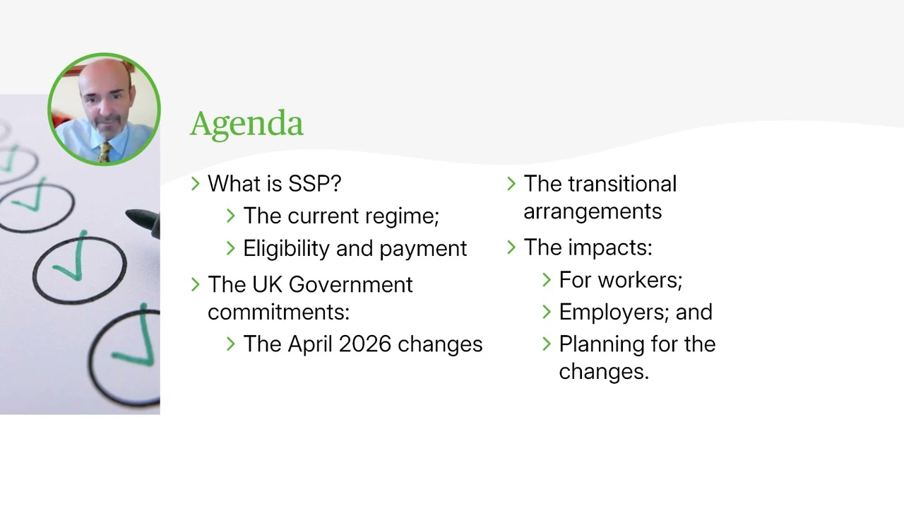 Statutory Sick Pay from Day One - What Employers Need to Know - Webinar