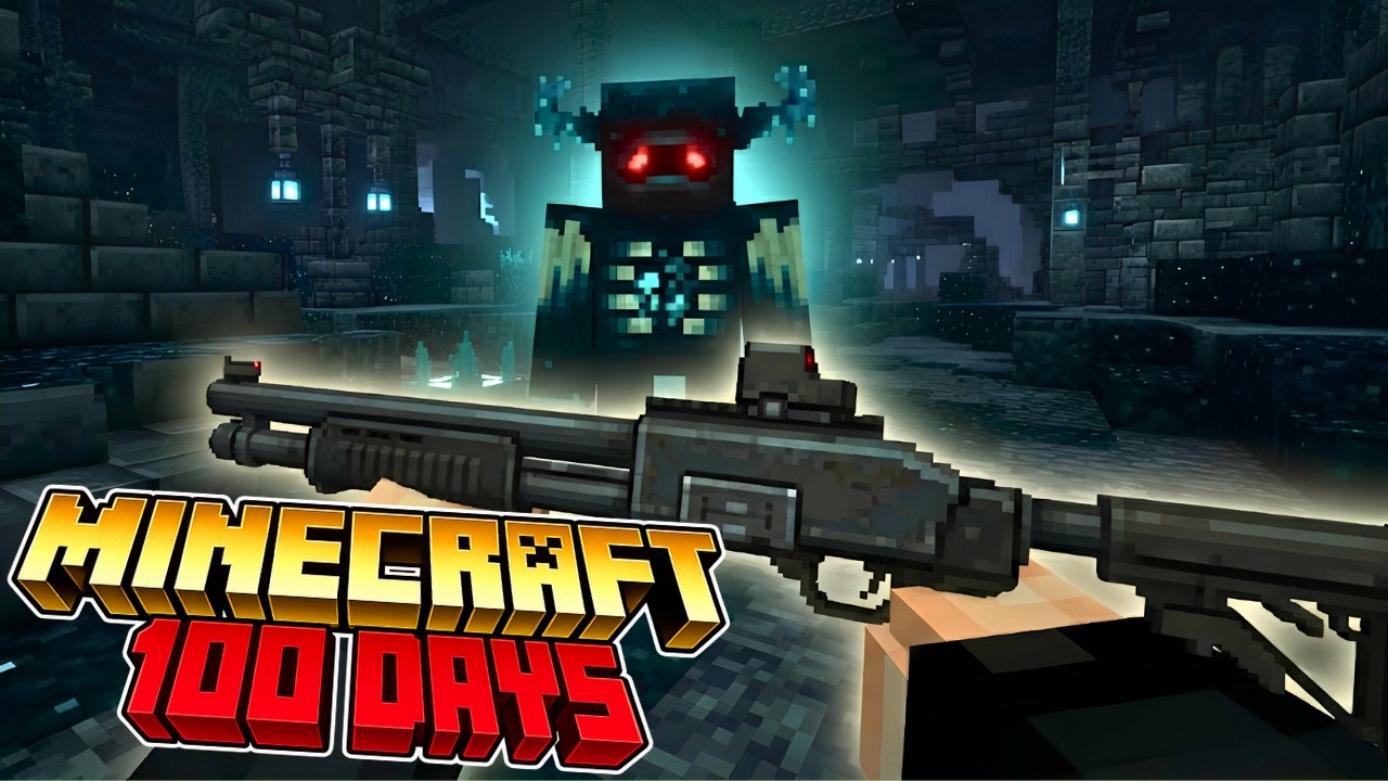 Minecraft's Biggest Modpack vs. Modern Firearms (100 Days)