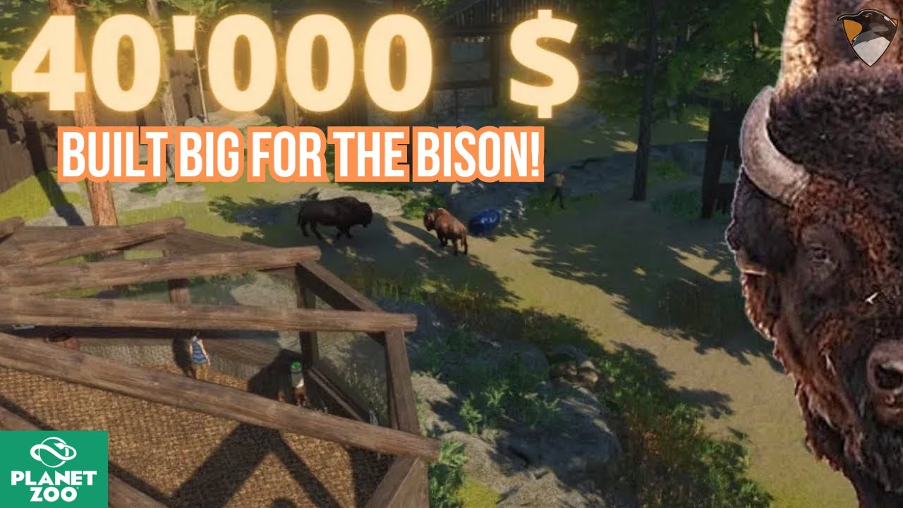 🐂 American Bison Habitat | American Franchise Zoo | No Commentary Speed Build