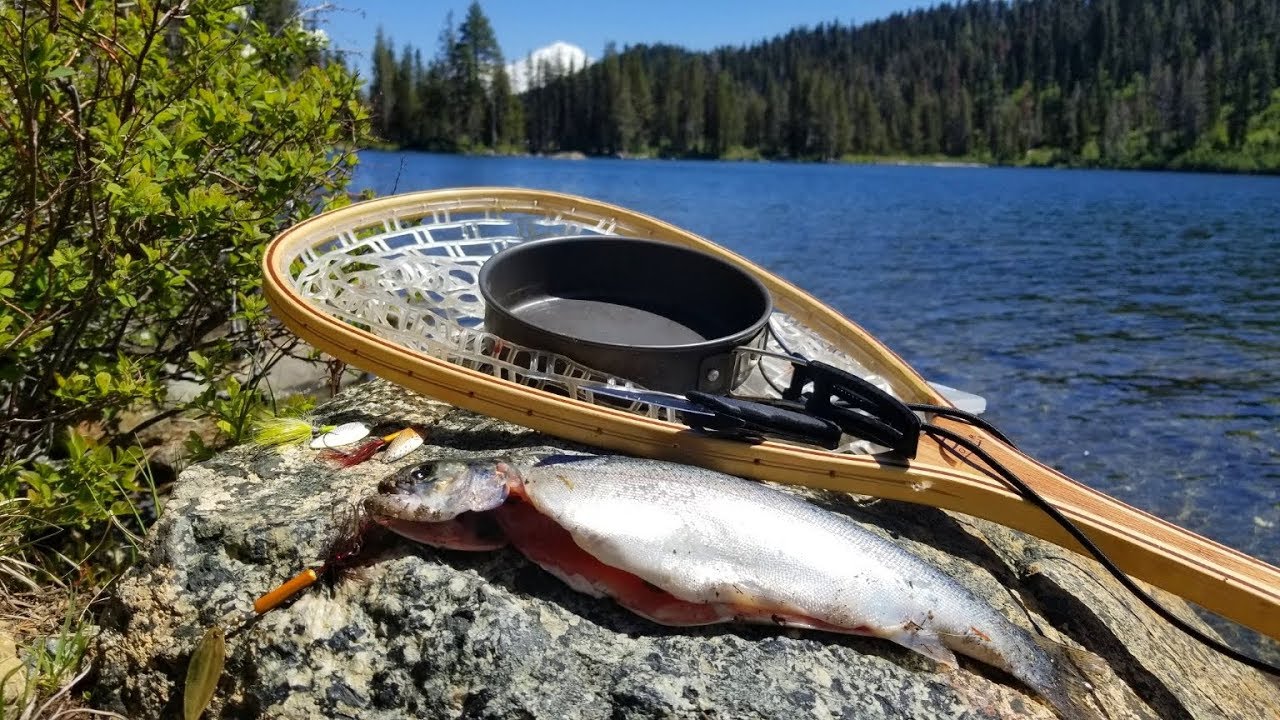 Catch, Cook and Camp Ep. 5 * Fishing Under a Volcano! * Two Night SOLO Adventure in Siskiyou