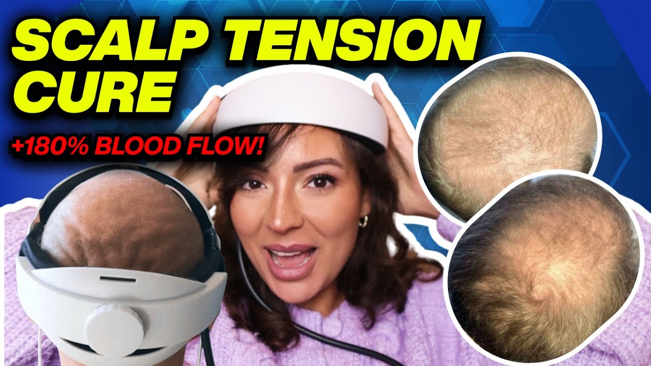SCALP MASSAGE FOR HAIR GROWTH! (Best Scalp Massage Device Growband Pro Review For Thick Hair)