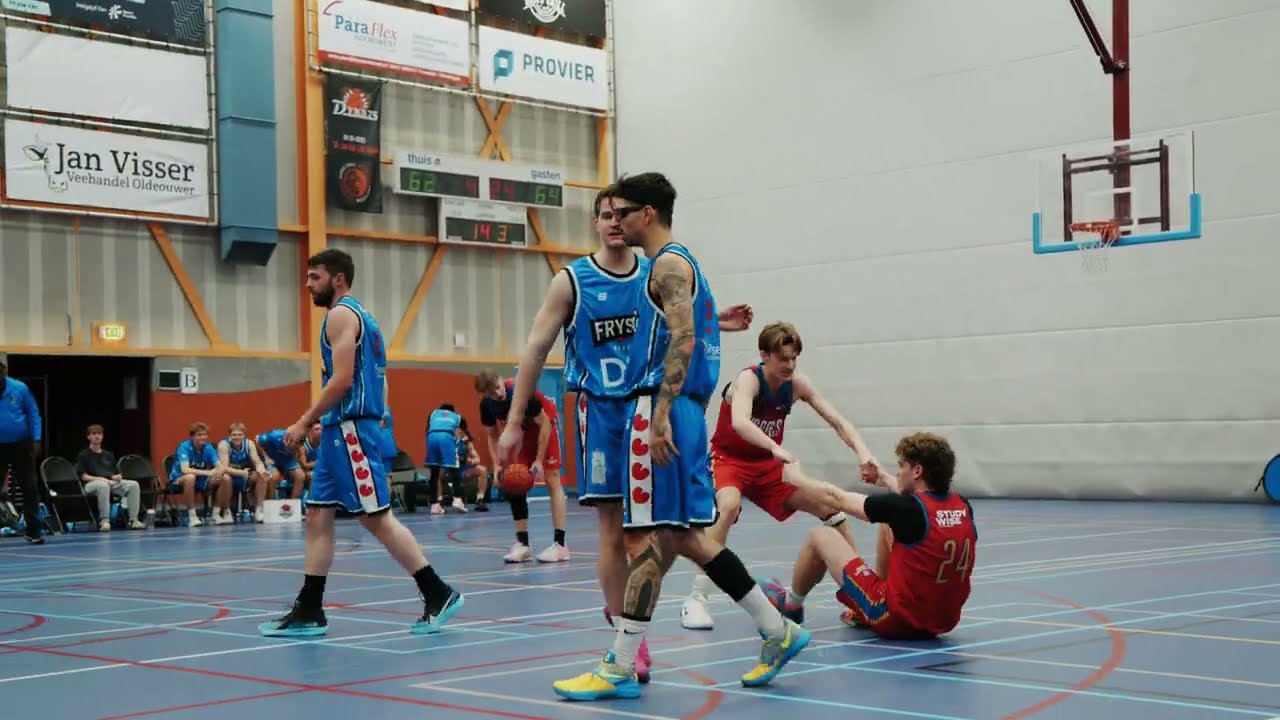 Fryslan Basketball V.S. Heroes Den Bosch - Eerste Divisie MSE