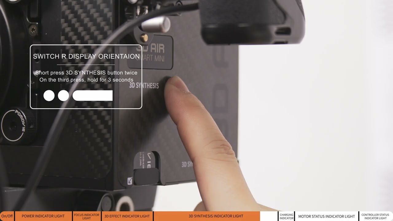 3D AIR Indicator Light Status and Function Setting Instructions. #pdmovie #3dair