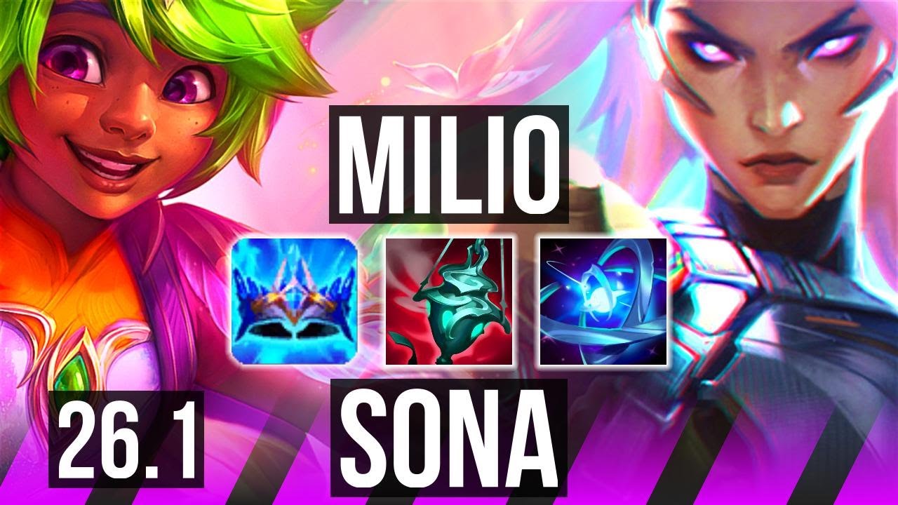 MILIO & Lucian vs SONA & Draven (SUP) | BR Grandmaster | 26.1