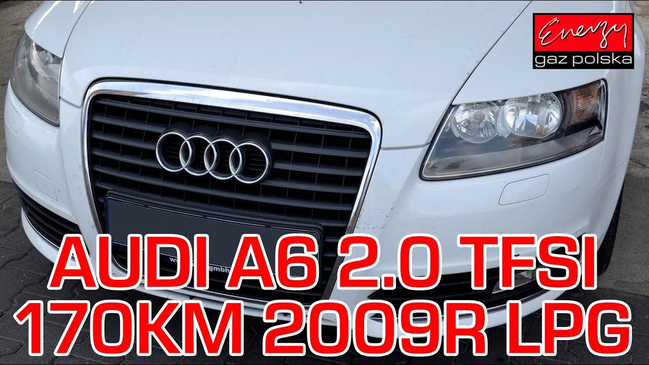 Montaż LPG Audi A6 z 2.0 TFSI 170KM 2009r w Energy Gaz Polska na gaz Landi Renzo Direct