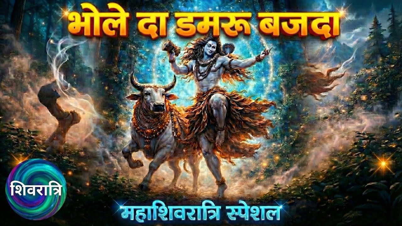 भोले दा डमरू बजदा | महाशिवरात्रि स्पेशल DJ भजन 2026 | हर हर महादेव | भोले चले पार्वती को लेन #bhole 