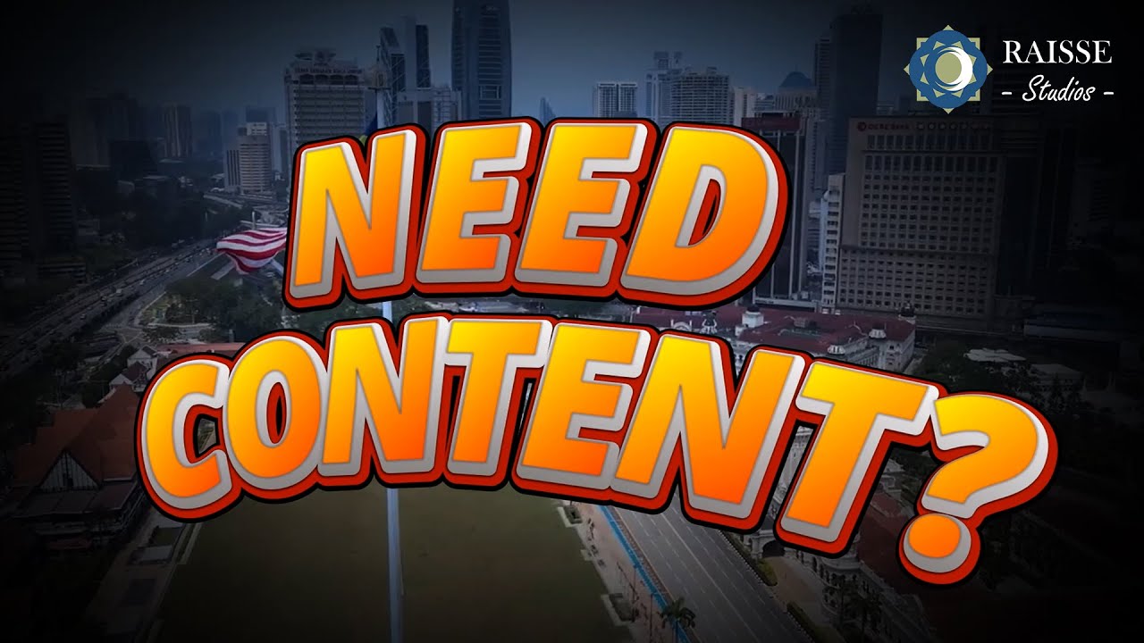 Need Content? UK & Malaysia Check Out This Creative Agency! RAISSE Studios